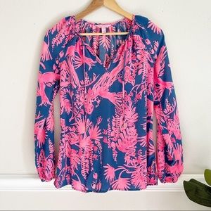 Lilly Pulitzer long sleeve blouse